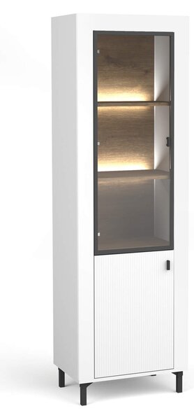 MOSSA 03 vitrines szekrény - fehér