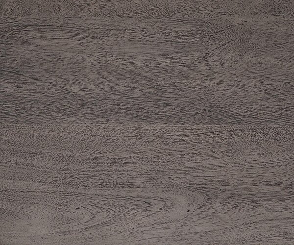 DELIFE Étkezőasztal Edge 260x100 XL akác platina fém keskeny fekete Live-Edge
