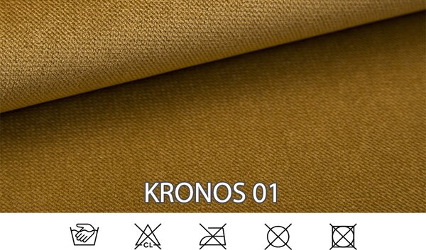 Kétszemélyes kanapé Louis (mustár). Akció -25%