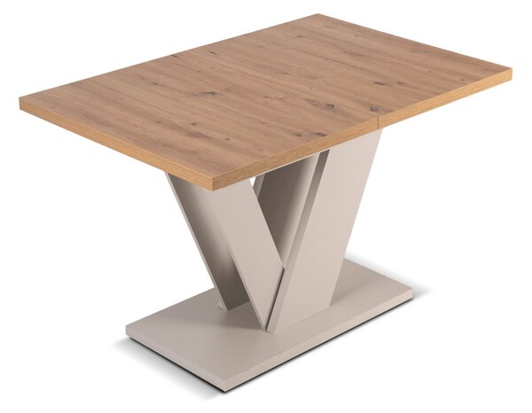 JAKS Clark bővíthető étkezőasztal 120–160 cm Artisan tölgy / kasmír