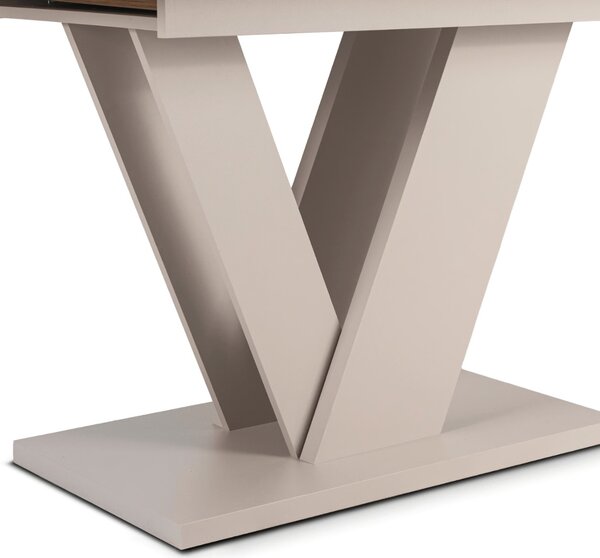 JAKS Clark bővíthető étkezőasztal 120–160 cm Artisan tölgy / kasmír