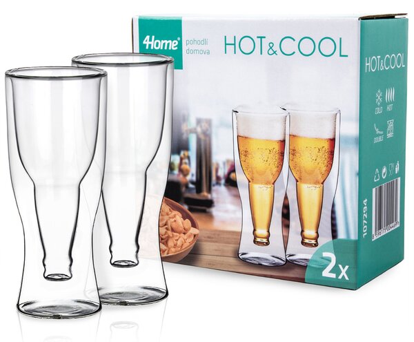 4Home Thermo söröspohár Hot&Cool 370 ml, 2 db