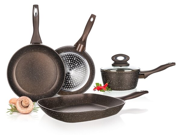 Banquet Palacsintasütő serpenyő tapadásmentes felülettel Premium Dark Brown 24 cm