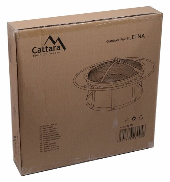 Cattara Etna tűzrakó fedővel, átmérő 61 cm