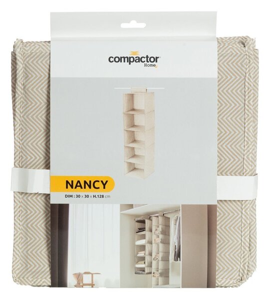 Függő textil gardróbrendszerező Nancy – Compactor