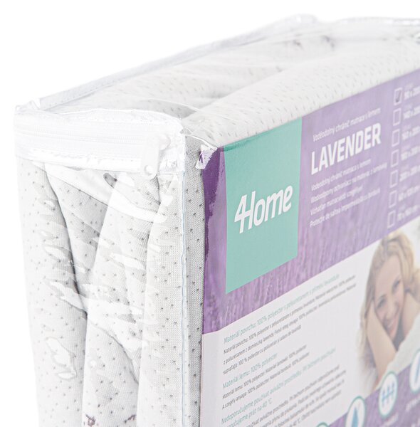 4Home Lavender gumifüles vízhatlan matracvédő, 70 x 160 cm