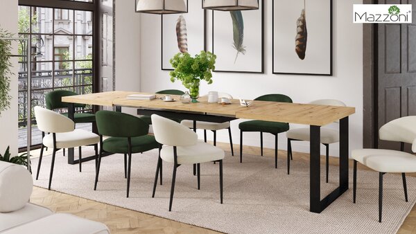 MAZZONI EXPORT IRIS Erdei Zöld (Victoria 68AC szövet) - MODERN LOFT KÁRPITOZOTT SZÉK NAPPALIBA/ÉTKEZŐBE