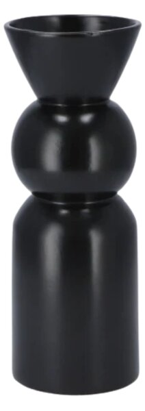BUKAN HIGH fekete kerámia váza 27 cm