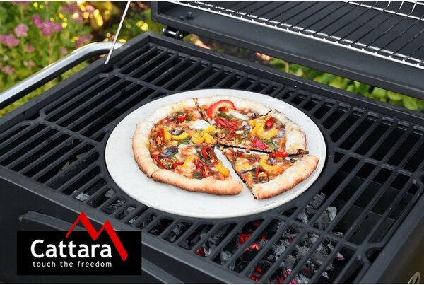 Cattara Pizza Roston sütés öntöttvas lap Royal classic és Royal grande grillekhez, 31 cm