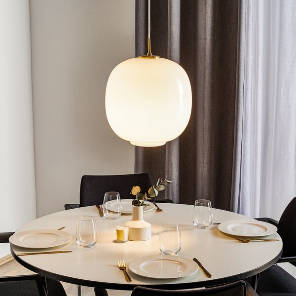 Függőlámpa Louis Poulsen, VL45 Radiohus, dimmable, Fehér, Nappali, Üveg, Dizájn