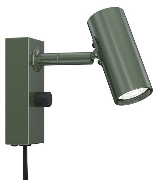 Fali Lámpa Belid, dimmable, Zöld, Nappali, Fém, Dizájn