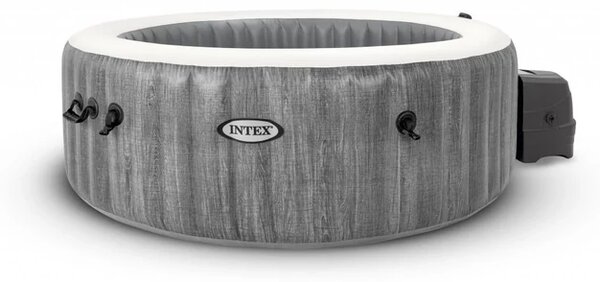 INTEX Purespa Greywood Deluxe HWS 800 négyszemélyes jakuzzi, 196 x 71 cm (28440)