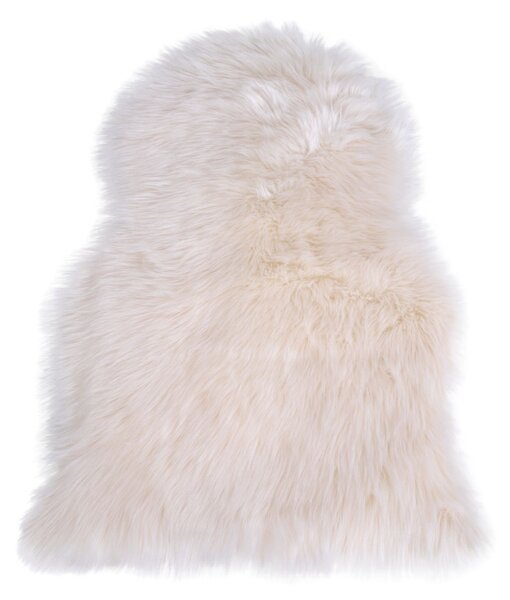 Lambskin báránybőr szőnyeg, műbőr 50x85 cm, Elefántcsont
