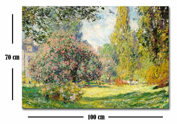 Dekoratív vászonfestmény, tájkép, 70 x 100 cm