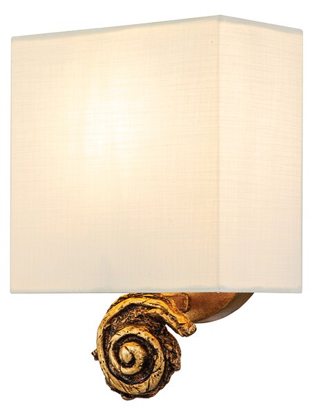 Flambeau klasszikus fali lámpa swirl arany elsfb-swirl-1s-g