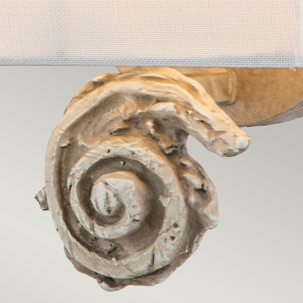 Flambeau klasszikus fali lámpa swirl fehér elsfb-swirl-1s-w
