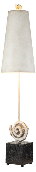 Flambeau vintage asztali lámpa swirl antik fehér fehér fekete elsfb-swirl-tl