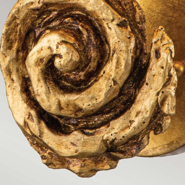 Flambeau klasszikus fali lámpa swirl arany elsfb-swirl-1l-g