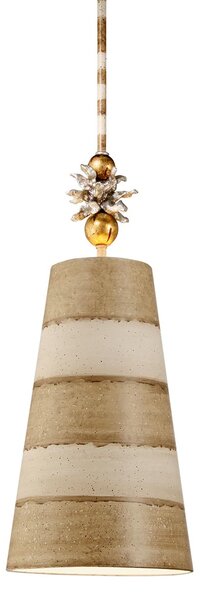 Flambeau glamour modern függeszték anemome tejszínes szürke elsfb-anemone-p-b