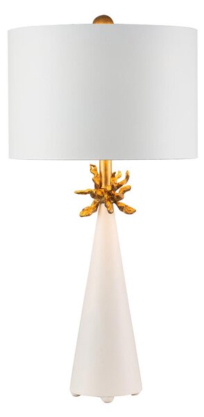 Flambeau klasszikus asztali lámpa neo white tejszínes arany elsfb-neo-tl-fr-wht