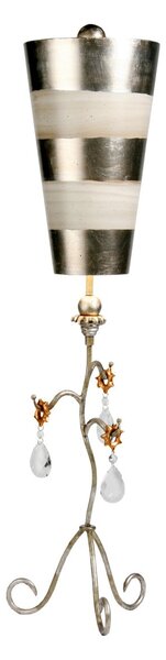 Flambeau klasszikus asztali lámpa tivoli silver patina ezüst elsfb-tivoli-tl-sv
