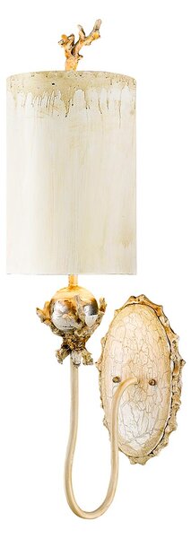 Flambeau klasszikus fali lámpa trellis patina ezüst elsfb-trellis1
