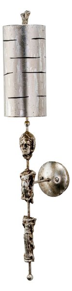 Flambeau klasszikus fali lámpa fragment ezüst elsfb-fragment-s1