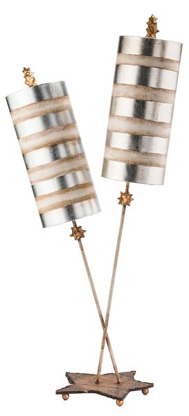 Flambeau klasszikus asztali lámpa nettle arany elsfb-nettlelux-s-tl