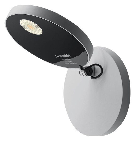 Artemide Demetra Spotlight falilámpa 2700K fehér, Fehér / opál, Nappali / Étkező, Alumínium, Dizájn