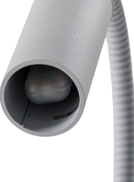 Argon Fali lámpa Ojos, fehér, olvasólámpa, állítható, 33 cm, G9, Fehér / opál, Hálószoba, fém, Modern