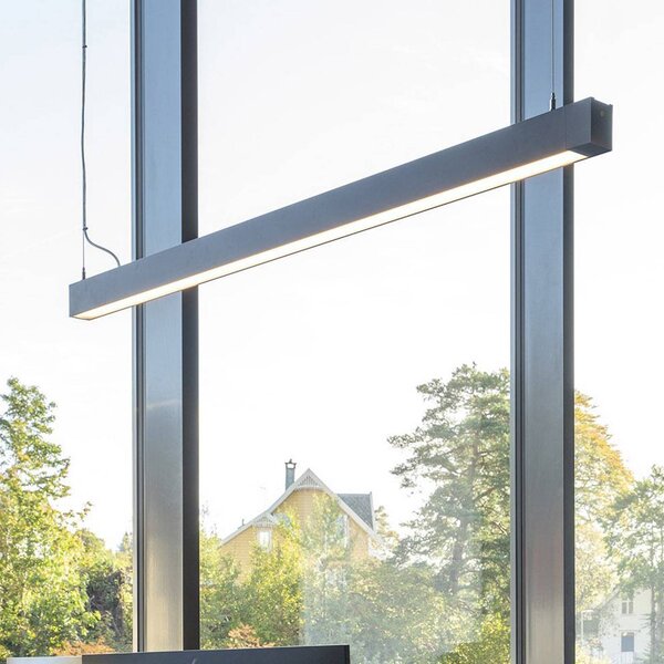 The Light Group SLC LED-világítócsík CLICK, fekete, 112 cm, CCT, DALI, IP20, dimmelhető, Fekete, Nappali / Étkező, Alumínium, Modern