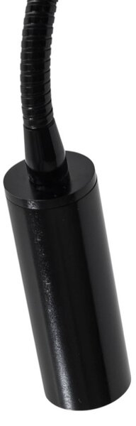 Argon Fali lámpa Ojos, fekete, olvasólámpa, állítható, 33 cm, G9, Fekete, Hálószoba, fém, Modern