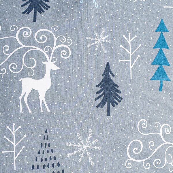 4Home Elegant deer grey pamut ágyneműhuzat, 140 x 200 cm, 70 x 90 cm