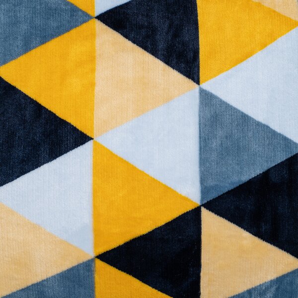 4Home Scandi triangle mikroflanel ágyneműhuzat, 140 x 220 cm, 70 x 90 cm, 140 x 220 cm, 70 x 90 cm
