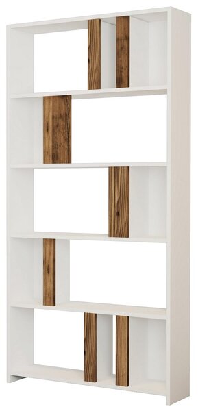 Regál Limba (fehér + dió)