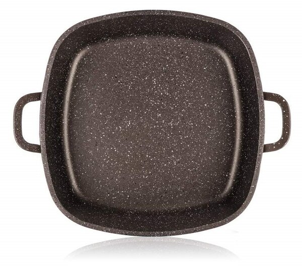 Banquet PREMIUM Dark Brown sütőedény tapadásmentes felülettel, 28 x 28 x 8 cm
