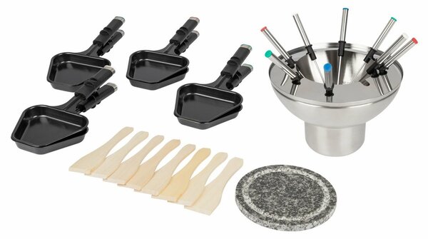 ProfiCook RG/FD 1245 raclette fondü grill 2in1
