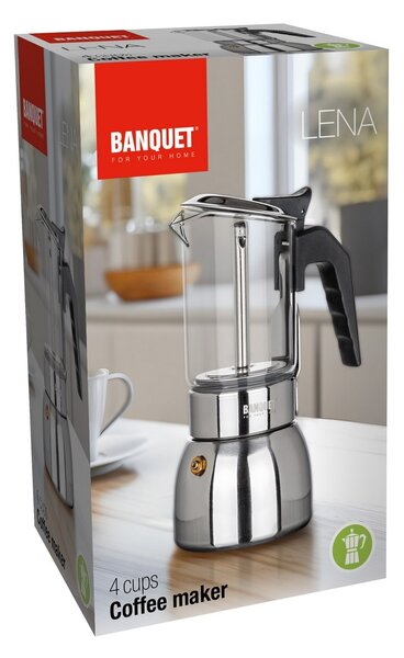 Banquet Moka Lena kávéfőző, 4 csésze
