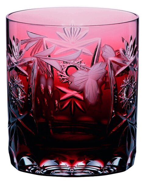 Traube Whisky Tumbler piros kristályüveg whiskys pohár, 250 ml - Nachtmann