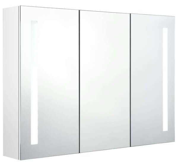 LED-es Tükör Szekrény - 89x14x62 cm
