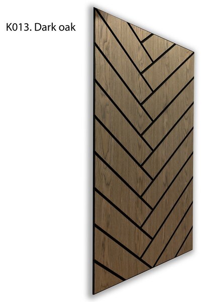 Freja parketta mintás akusztikus falipanel 120x60x0,9cm - világos tölgy - sötét tölgy