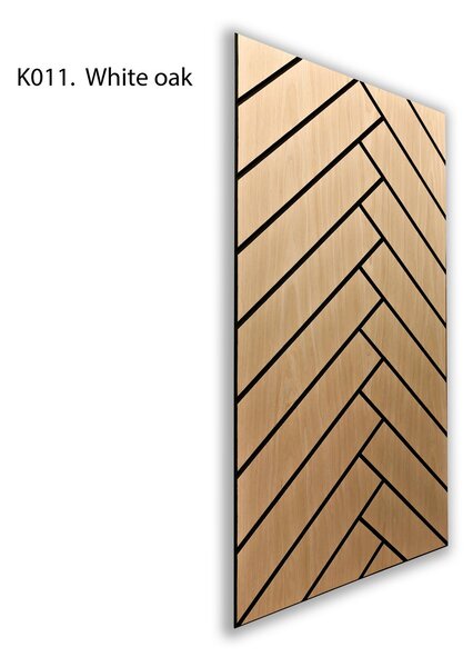 Freja parketta mintás akusztikus falipanel 120x60x0,9cm - világos tölgy - sötét tölgy