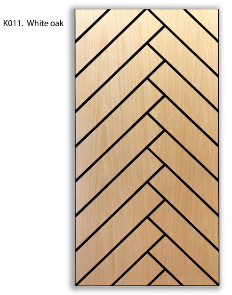 Freja parketta mintás akusztikus falipanel 120x60x0,9cm - világos tölgy - sötét tölgy