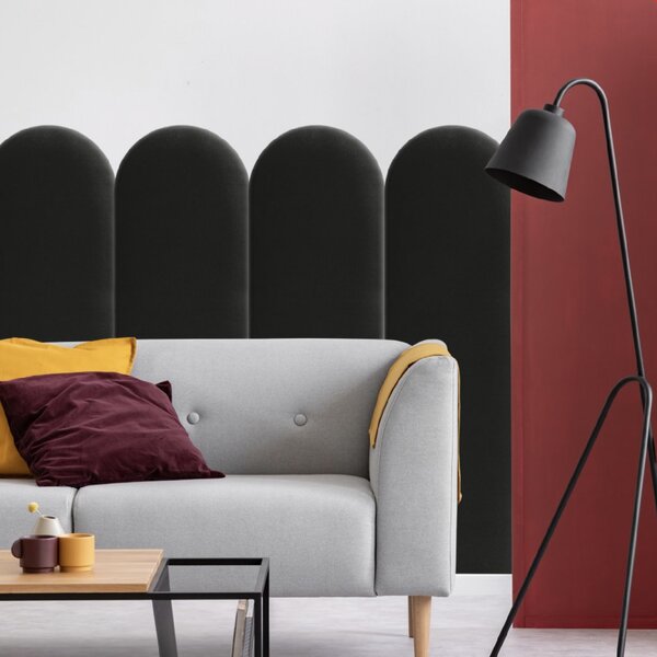 Kárpitozott panel - Íves - 30x100cm Szín: Sárga
