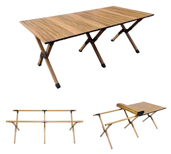 Kemping asztal ARTHUR (barna)