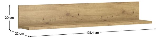 Falipolc IRON (artisan tölgy)
