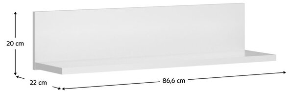 Falipolc ERODON (fehér)