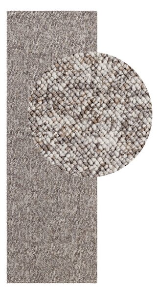 Szürke mosható futószőnyeg 80x240 cm Rocco Taupe – Elle Decoration