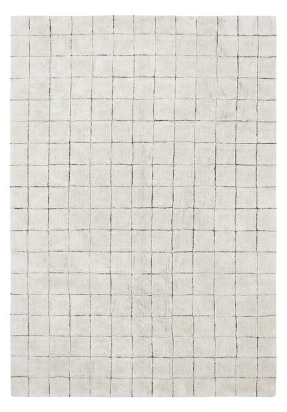Krémszínű mosható kézi szövésű pamut szőnyeg 170x240 cm Mosaic – Lorena Canals