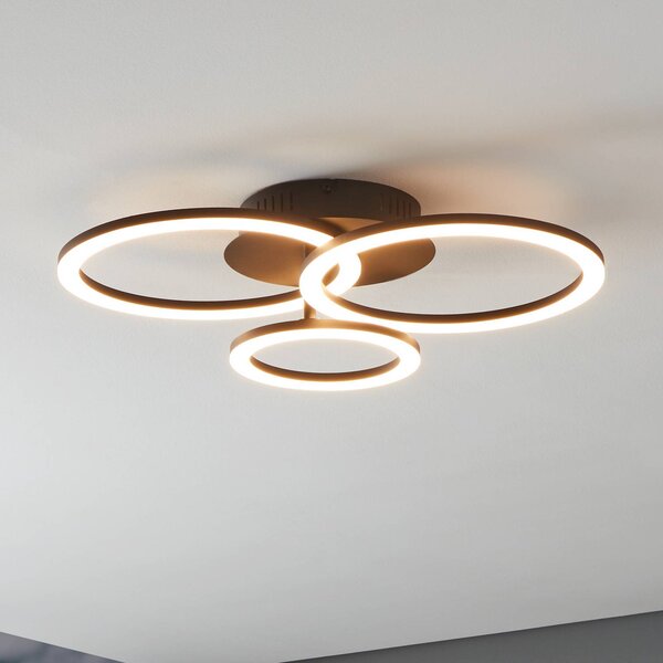 EGLO connect Paranday-Z LED lámpa, 3 izzós, dimmelhető, Fekete, Nappali / Étkező, fém, Modern